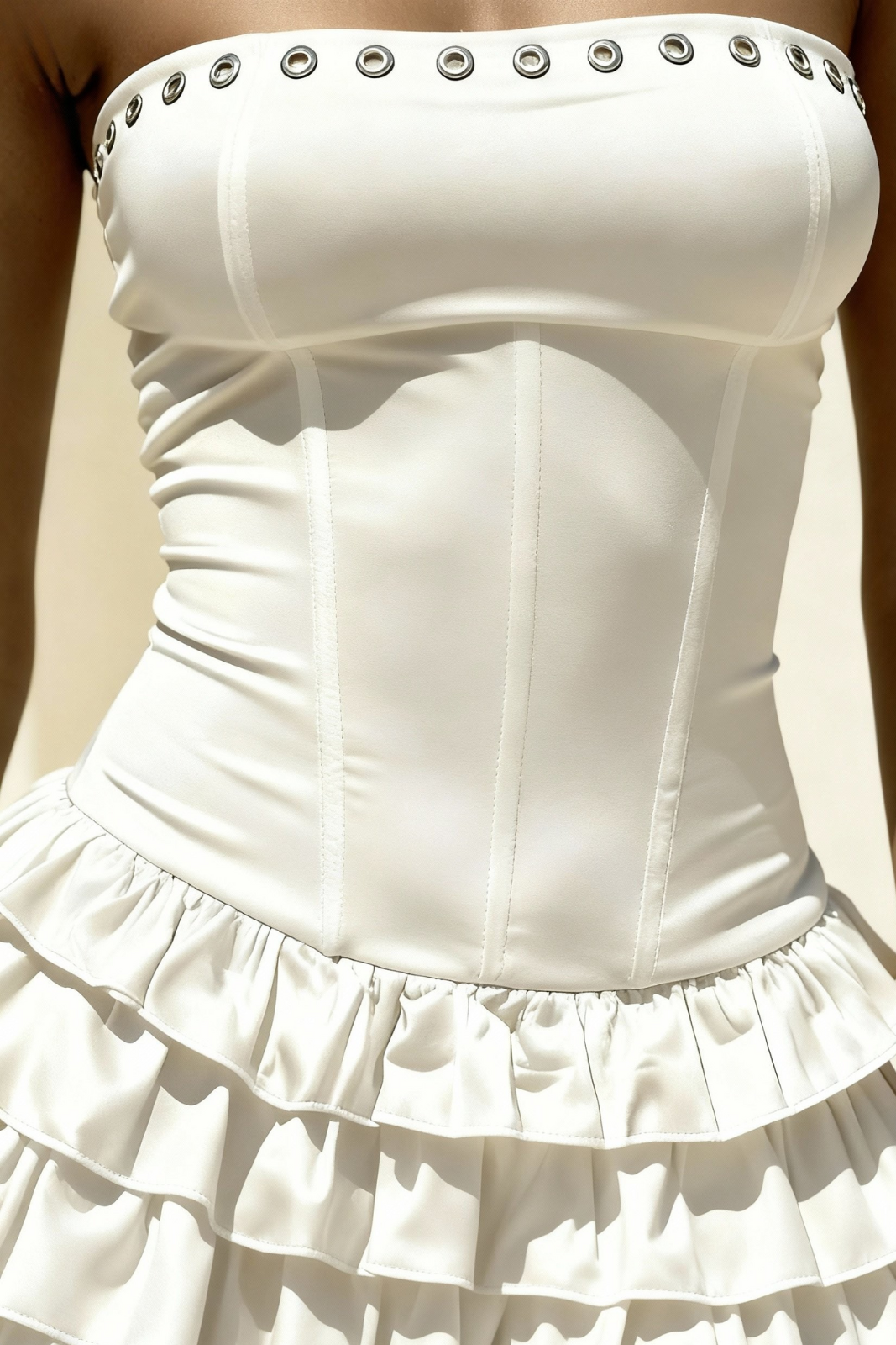 Serena™ corset strapless mini dress