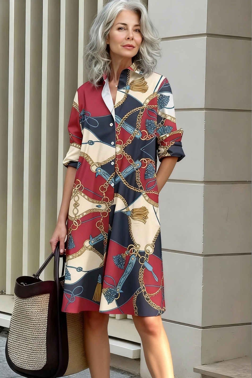 Serena™ Breathable Elegant Summer Shirt Dress