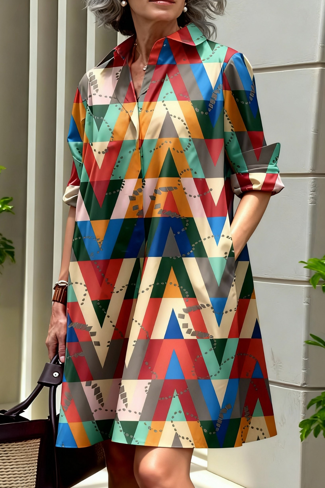 Serena™ Breathable Elegant Summer Shirt Dress