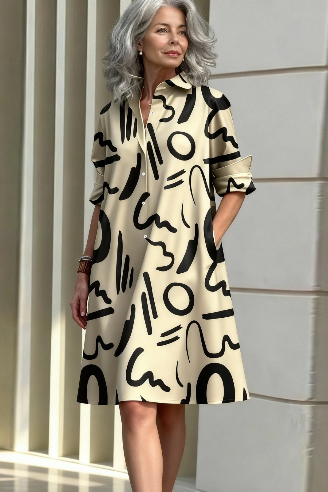 Serena™ Breathable Elegant Summer Shirt Dress