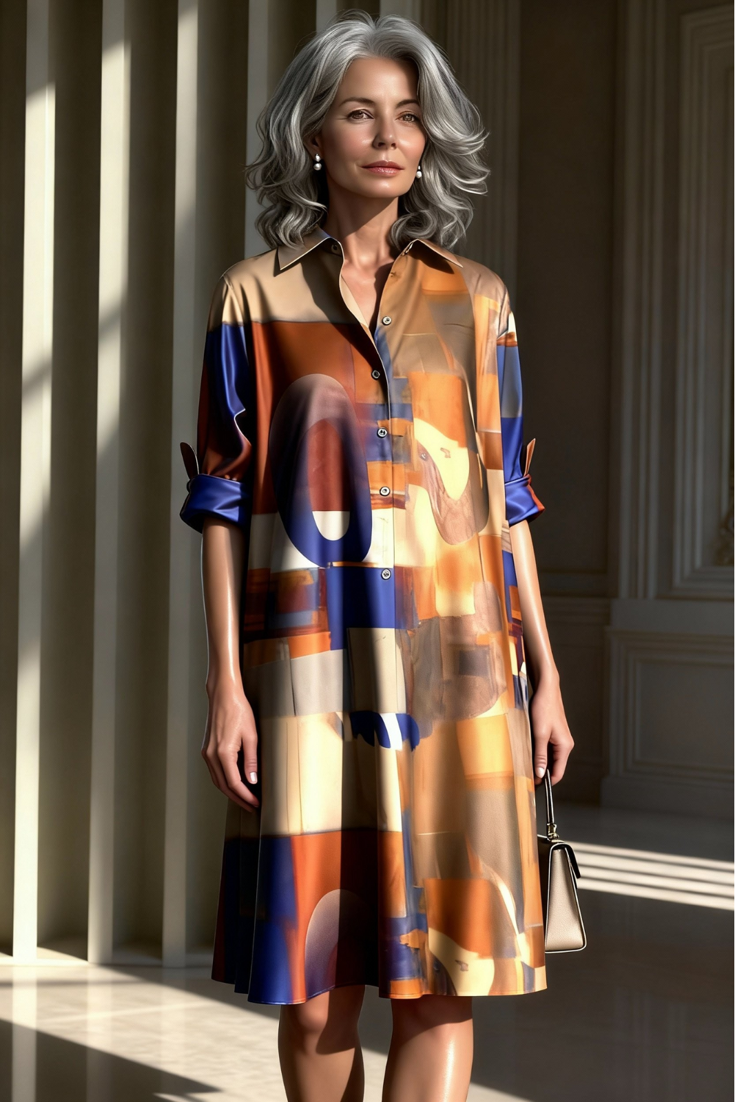 Serena™ Breathable Elegant Summer Shirt Dress