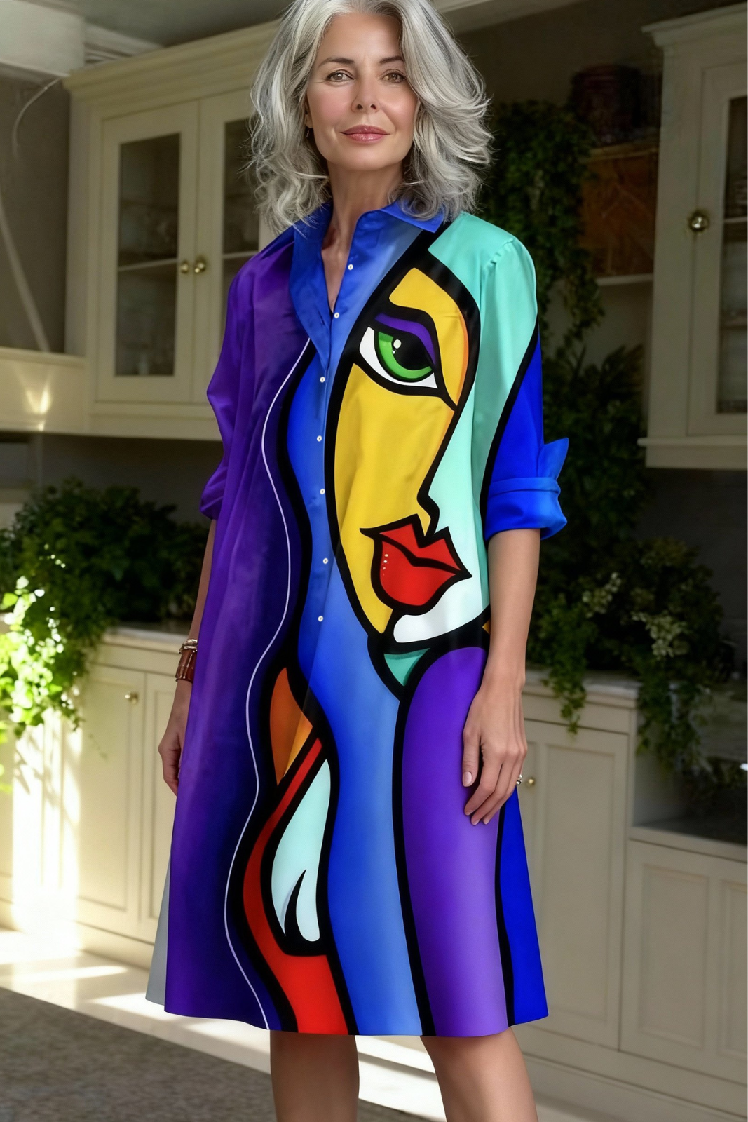 Serena™ Breathable Elegant Summer Shirt Dress