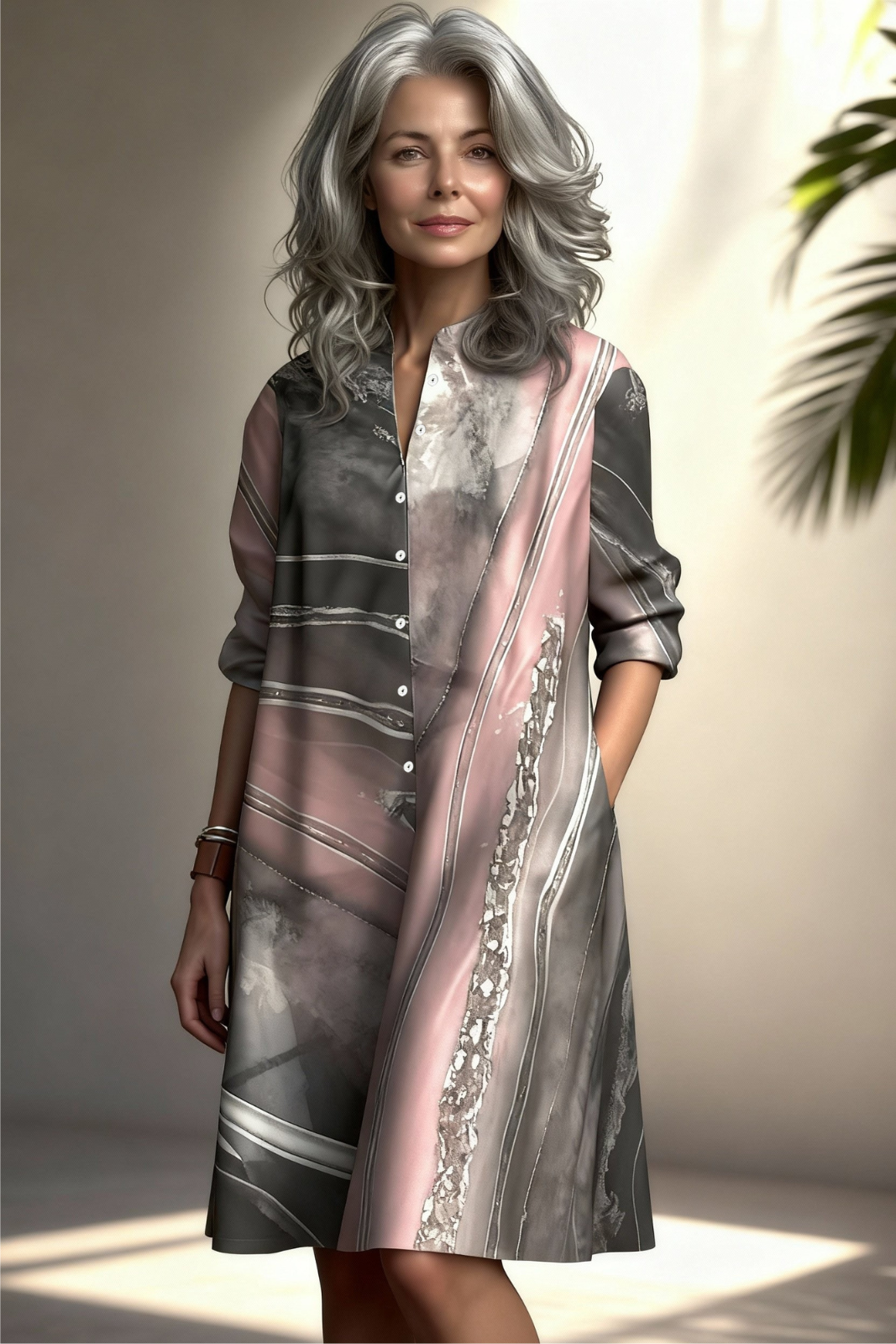 Serena™ Breathable Elegant Summer Shirt Dress