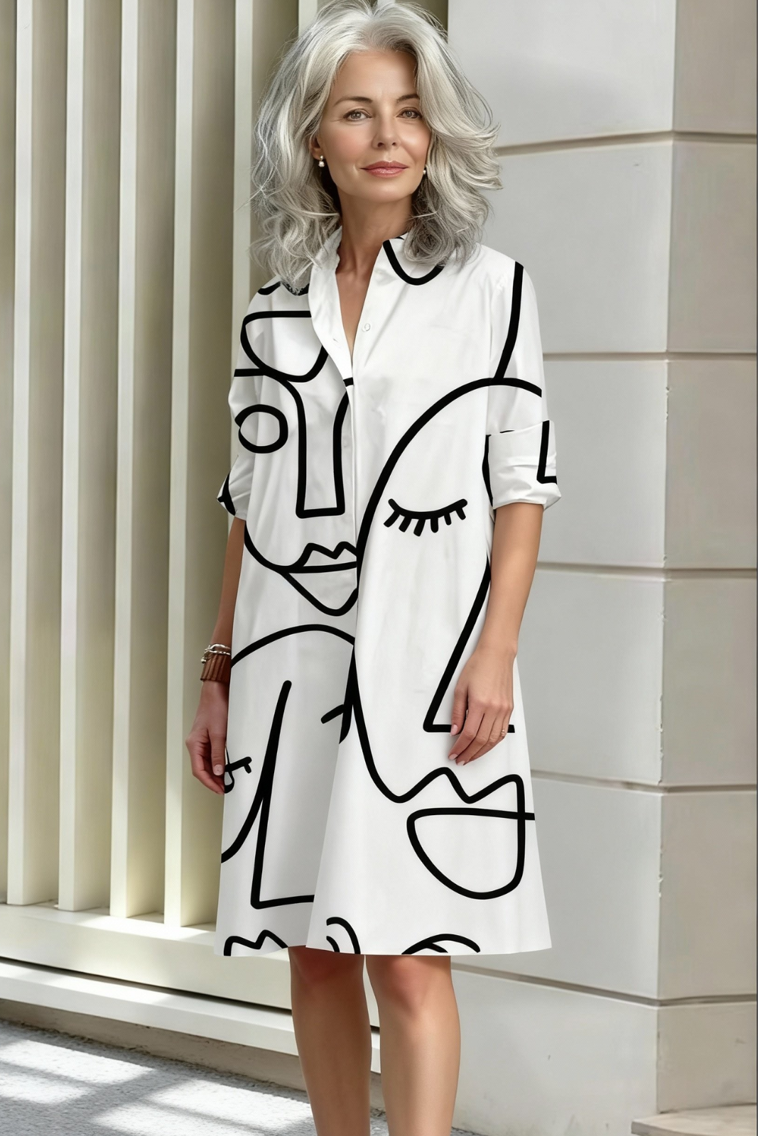 Serena™ Breathable Elegant Summer Shirt Dress
